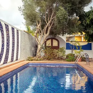 The Blue House In Maspalomas (Gran Canaria)
